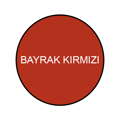 SONKAT BAYRAK KIRMIZI. - 2,5 L